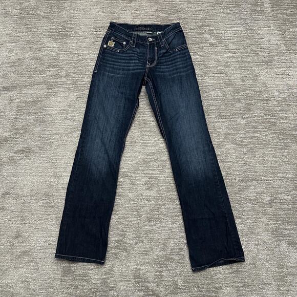 Cinch Jeans Mens 30x36 Blue Denim Carter 2.4 Bootcut Stretch Mid Rise Relaxed - Picture 1 of 14